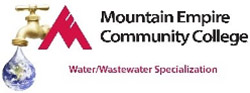 Logo for the Mountain Empire Community College, Water/Wastewater Specialization