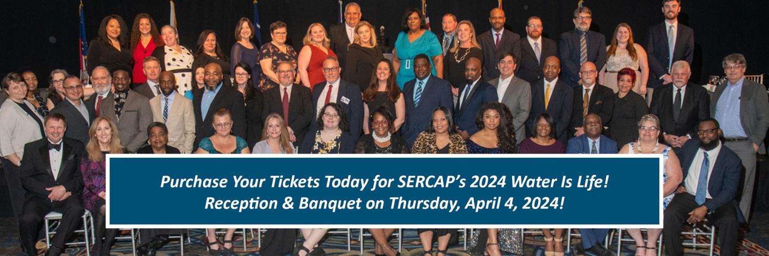 SERCAP - Water Is Life 2024 - Buy Tickets Graphic