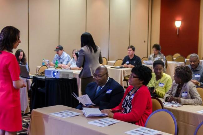 Photo of people at an event