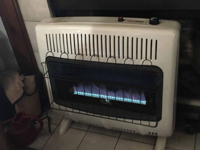 Gas radiator for heat