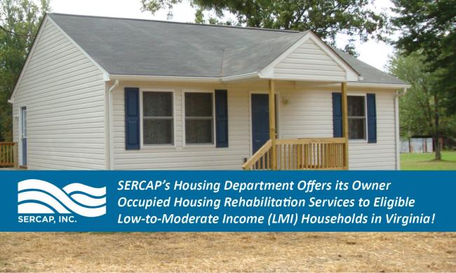 SERCAP - Web Image - for Housing Rehabilitation Projects