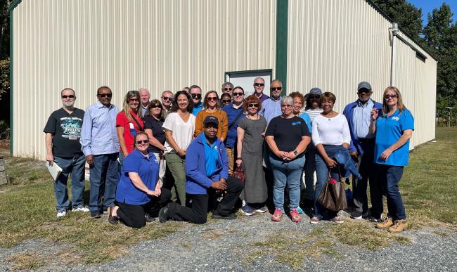 SERCAP - Board Tour 2024 - Group Photo at Georgetown Mobile Home Park - Delaware